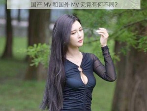 国产 MV 和国外 MV 究竟有何不同？