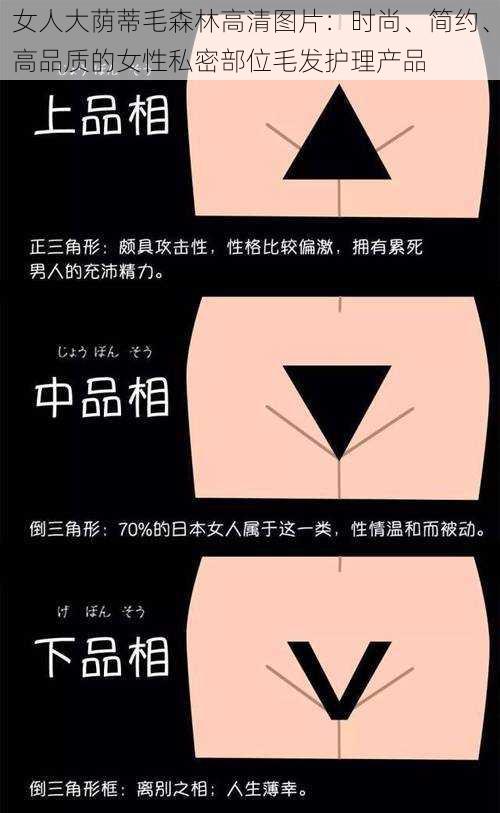 女人大荫蒂毛森林高清图片：时尚、简约、高品质的女性私密部位毛发护理产品