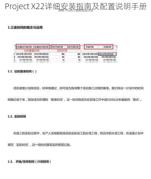 Project X22详细安装指南及配置说明手册